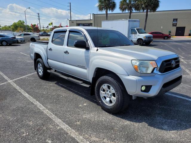 5TFJU4GN0CX012713 - 2012 TOYOTA TACOMA DOUBLE CAB PRERUNNER SILVER photo 1