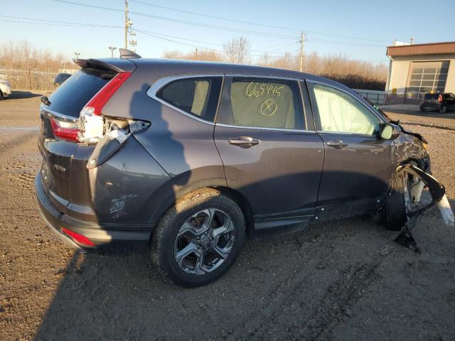 2HKRW2H58KH665445 - 2019 HONDA CR-V EX GRAY photo 3