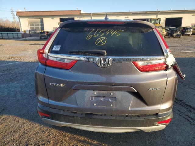 2HKRW2H58KH665445 - 2019 HONDA CR-V EX GRAY photo 6