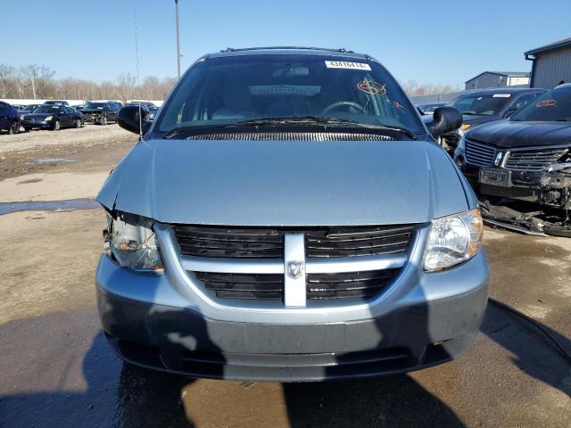 1D4GP45R95B100377 - 2005 DODGE CARAVAN SXT BLUE photo 5