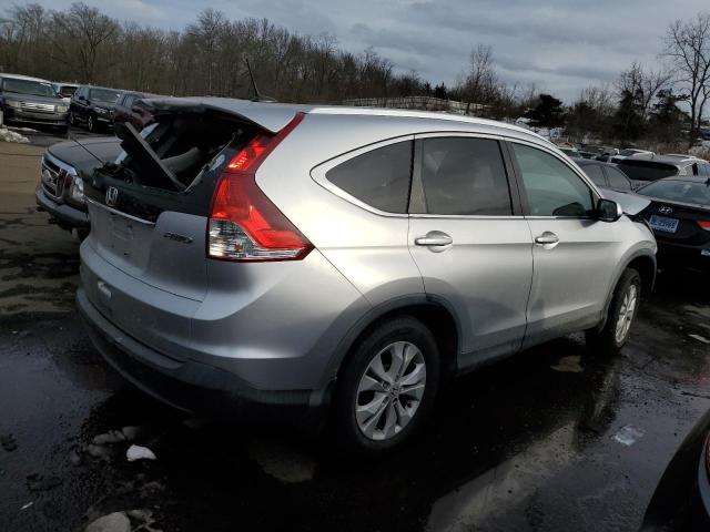 2HKRM4H78CH632885 - 2012 HONDA CR-V EXL SILVER photo 3