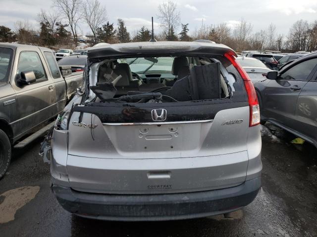 2HKRM4H78CH632885 - 2012 HONDA CR-V EXL SILVER photo 6