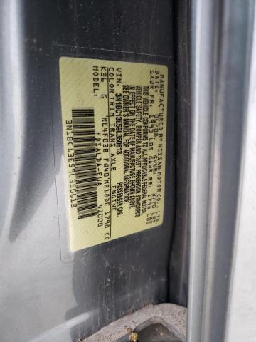 3N1BC13E59L350613 - 2009 NISSAN VERSA S SILVER photo 12