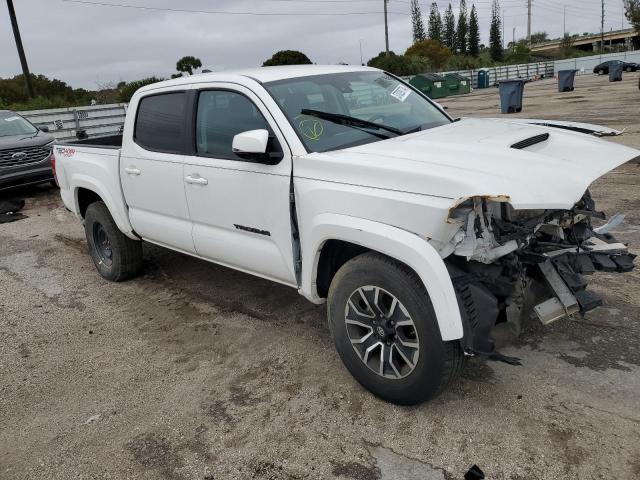 3TMCZ5AN6LM326297 - 2020 TOYOTA TACOMA DOUBLE CAB WHITE photo 4