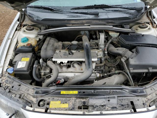 YV1RS58D022176585 - 2002 VOLVO S60 2.4T SILVER photo 11