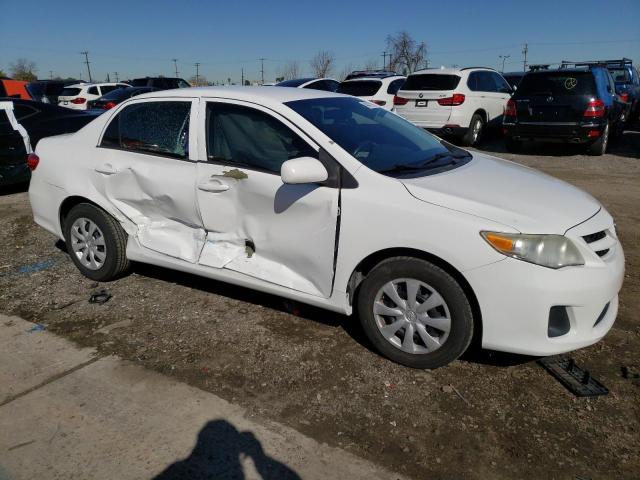 5YFBU4EEXDP201490 - 2013 TOYOTA COROLLA BASE WHITE photo 4