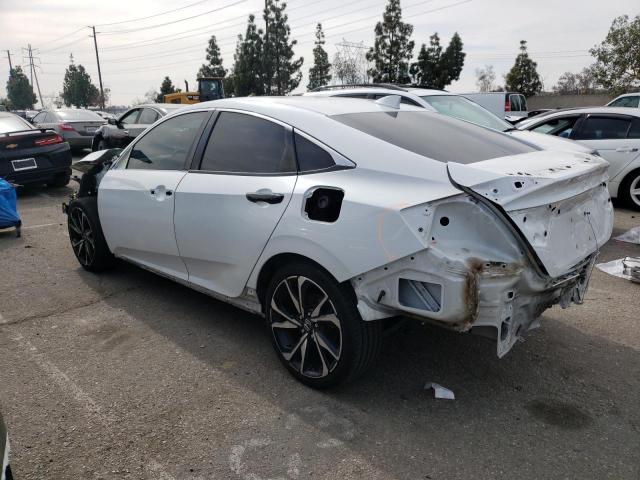 2HGFC1E56KH704621 - 2019 HONDA CIVIC SI WHITE photo 2