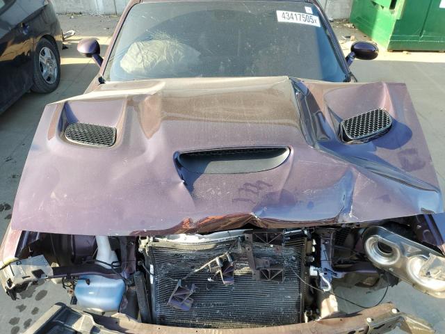 2C3CDZFJ0MH627762 - 2021 DODGE CHALLENGER R/T SCAT PACK PURPLE photo 11