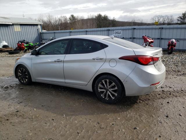 5NPDH4AE7FH547273 - 2015 HYUNDAI ELANTRA SE SILVER photo 2