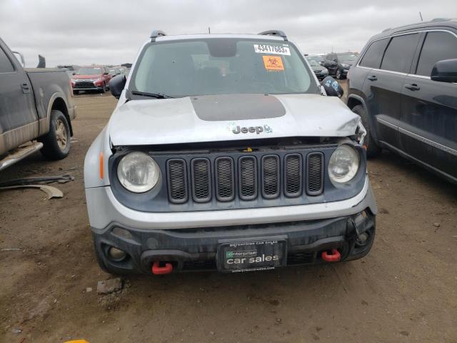 ZACCJBCT3FPC02832 - 2015 JEEP RENEGADE TRAILHAWK SILVER photo 5