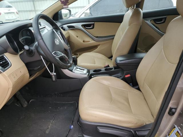 5NPDH4AE1CH141226 - 2012 HYUNDAI ELANTRA GLS BROWN photo 7