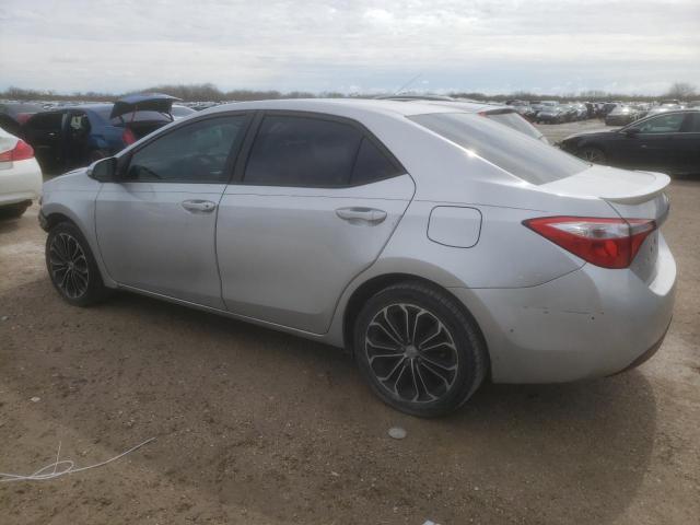 5YFBURHE9GP418624 - 2016 TOYOTA COROLLA L SILVER photo 2