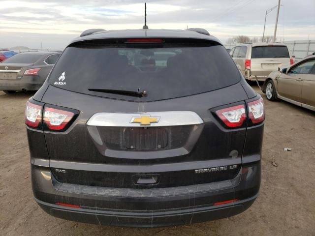 1GNKVFED9EJ278283 - 2014 CHEVROLET TRAVERSE LS BLACK photo 6