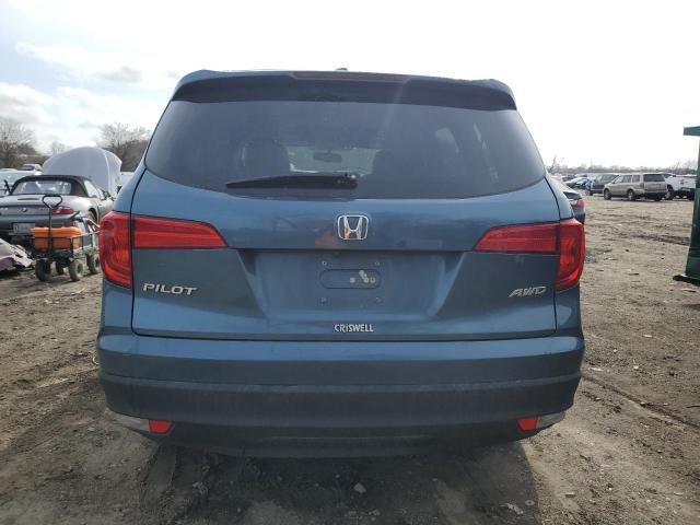 5FNYF6H70GB091241 - 2016 HONDA PILOT EXLN BLUE photo 6