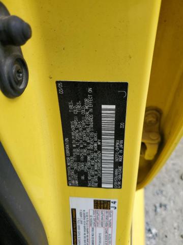 JTLKT324854016629 - 2005 TOYOTA SCION XB Gelb Foto 12