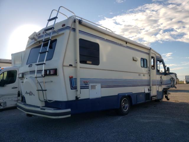 1FCKE33G7MHB17022 - 1991 FORD ECONO E350 MOTOR HOME CHASSIS BEIGE photo 4