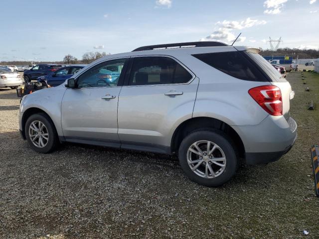 2GNALCEK9H1603401 - 2017 CHEVROLET EQUINOX LT SILVER photo 2