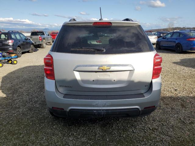 2GNALCEK9H1603401 - 2017 CHEVROLET EQUINOX LT SILVER photo 6