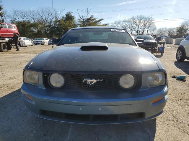 1ZVFT82H275202786 - 2007 FORD MUSTANG GT BLUE photo 5