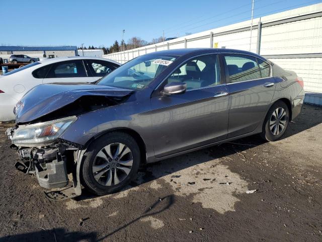 1HGCR2F35FA141702 - 2015 HONDA ACCORD LX GRAY photo 1