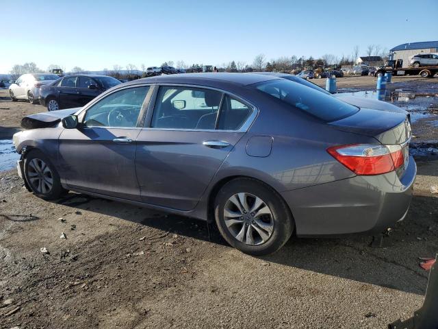 1HGCR2F35FA141702 - 2015 HONDA ACCORD LX GRAY photo 2