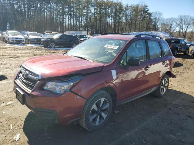 JF2SJABC2JH529408 - 2018 SUBARU FORESTER 2.5I BURGUNDY photo 1