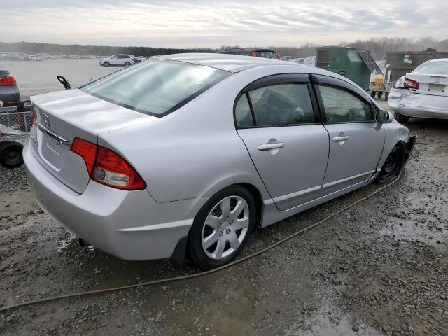 2HGFA16549H363167 - 2009 HONDA CIVIC LX SILVER photo 3