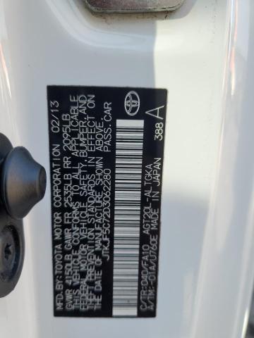 JTKJF5C72D3062280 - 2013 TOYOTA SCION TC 白色 照片 12