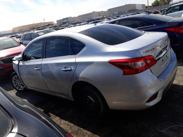 3N1AB7AP0KY383453 - 2019 NISSAN SENTRA S SILVER photo 2