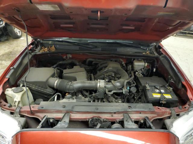 5TFCZ5AN9JX154385 - 2018 TOYOTA TACOMA DOUBLE CAB 栗色 照片 11