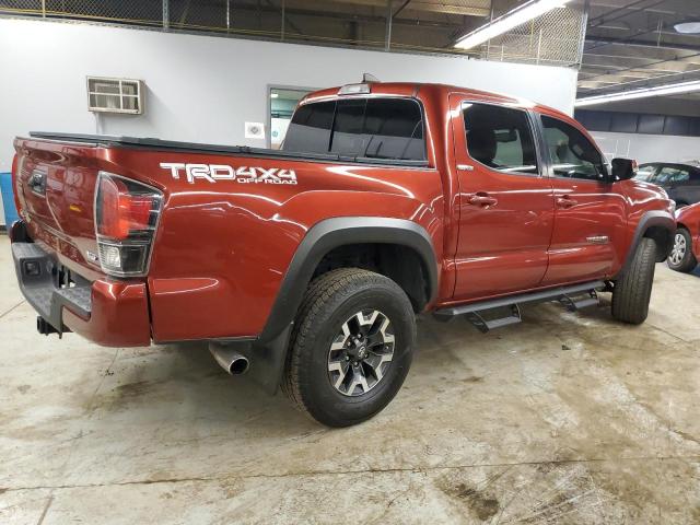 5TFCZ5AN9JX154385 - 2018 TOYOTA TACOMA DOUBLE CAB 栗色 照片 3