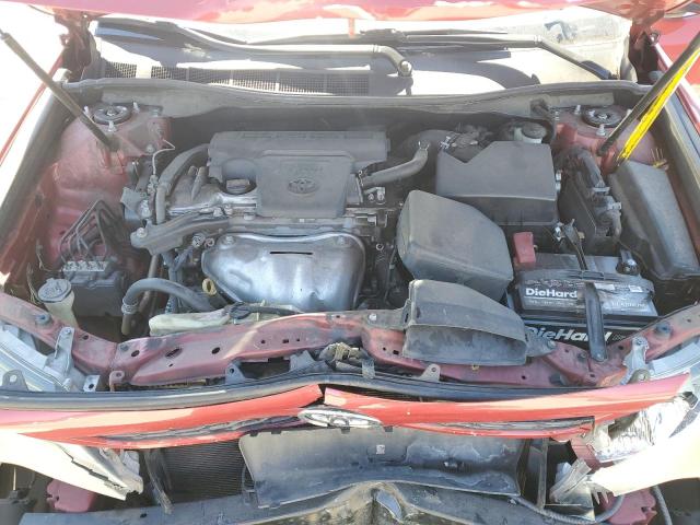 4T1BF1FK6DU644537 - 2013 TOYOTA CAMRY L RED photo 11