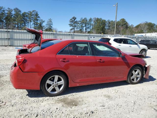 4T1BF1FK6DU644537 - 2013 TOYOTA CAMRY L RED photo 3