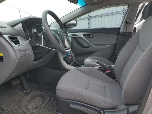 KMHDH4AE2EU201082 - 2014 HYUNDAI ELANTRA SE SILVER photo 7