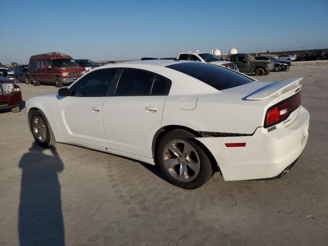 2C3CDXHG3EH295906 - 2014 DODGE CHARGER SXT WHITE photo 2