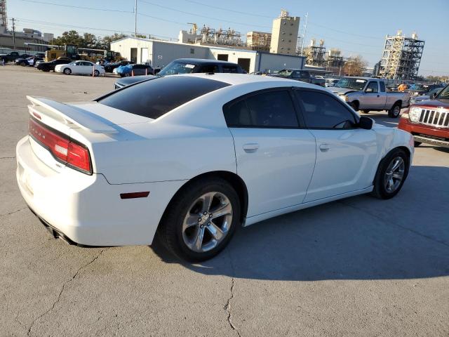 2C3CDXHG3EH295906 - 2014 DODGE CHARGER SXT WHITE photo 3