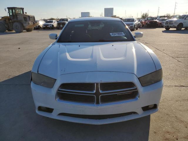 2C3CDXHG3EH295906 - 2014 DODGE CHARGER SXT WHITE photo 5