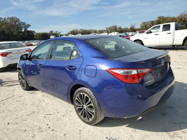 5YFBURHE8EP104329 - 2014 TOYOTA COROLLA L BLUE photo 2