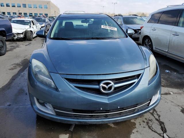 1YVHZ8EH1D5M15062 - 2013 MAZDA 6 TOURING PLUS BLUE photo 5