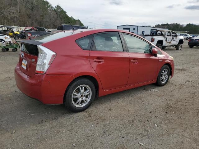 JTDKN3DU4A0075827 - 2010 TOYOTA PRIUS RED photo 3