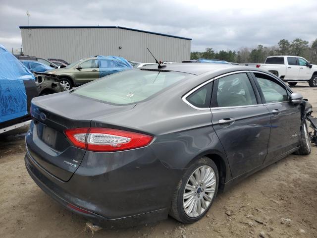 3FA6P0LU8GR360069 - 2016 FORD FUSION SE HYBRID GRAY photo 3