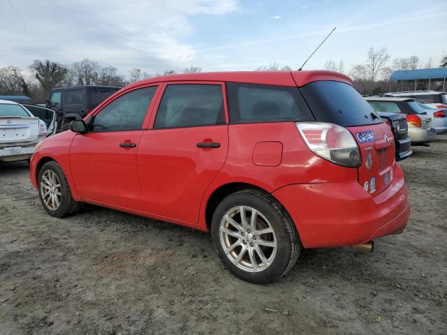 2T1KR32E68C707534 - 2008 TOYOTA COROLLA MA XR RED photo 2