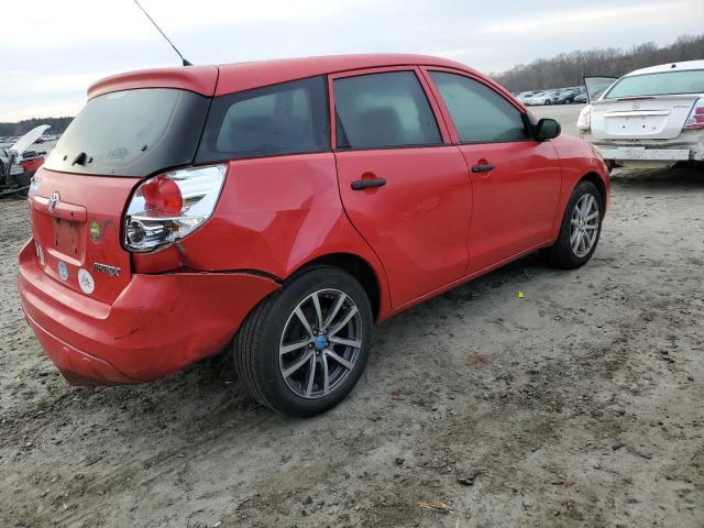 2T1KR32E68C707534 - 2008 TOYOTA COROLLA MA XR RED photo 3