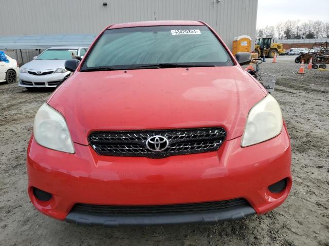 2T1KR32E68C707534 - 2008 TOYOTA COROLLA MA XR RED photo 5
