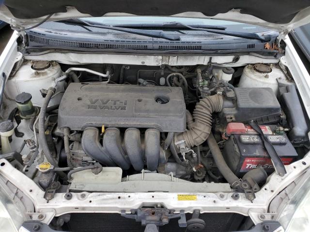 JTDBR32EX52060856 - 2005 TOYOTA COROLLA CE WHITE photo 11