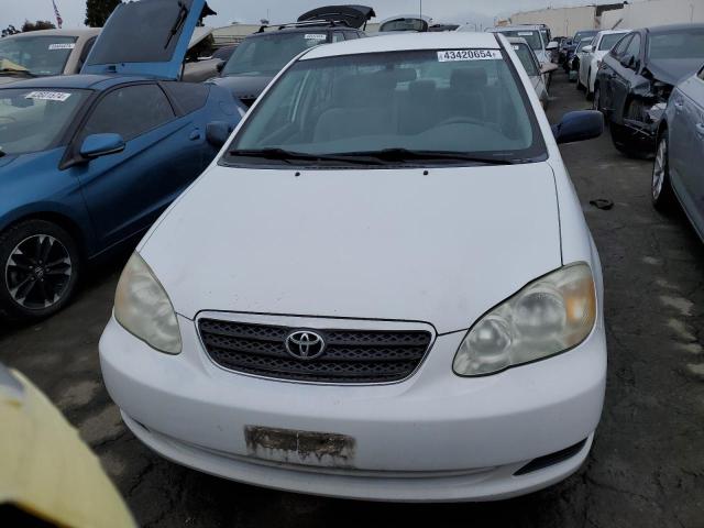 JTDBR32EX52060856 - 2005 TOYOTA COROLLA CE WHITE photo 5