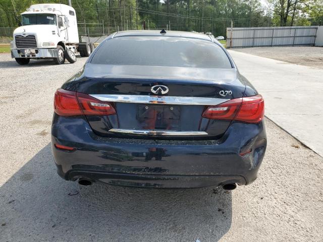 JN1BY1AP5JM180382 - 2018 INFINITI Q70 3.7 LUXE BLUE photo 6