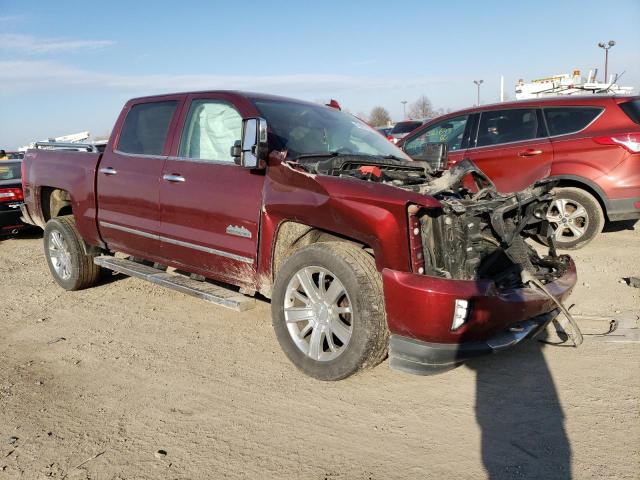 3GCUKTEC4GG289437 - 2016 CHEVROLET SILVERADO K1500 HIGH COUNTRY BURGUNDY photo 4