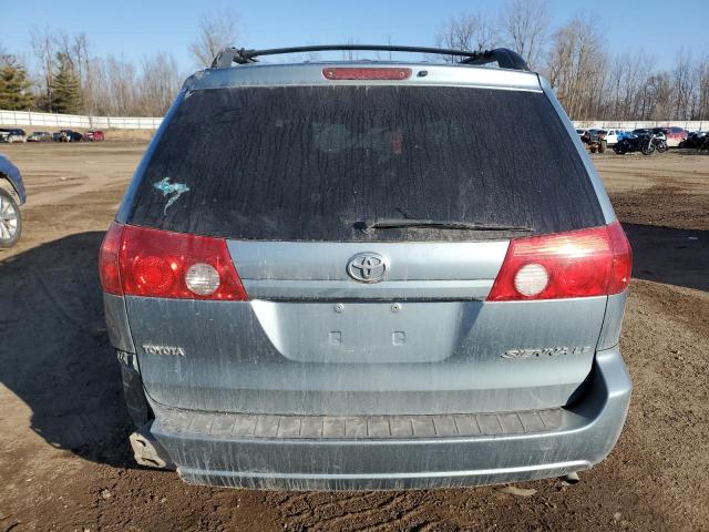 5TDZA23C16S493232 - 2006 TOYOTA SIENNA CE BLUE photo 6