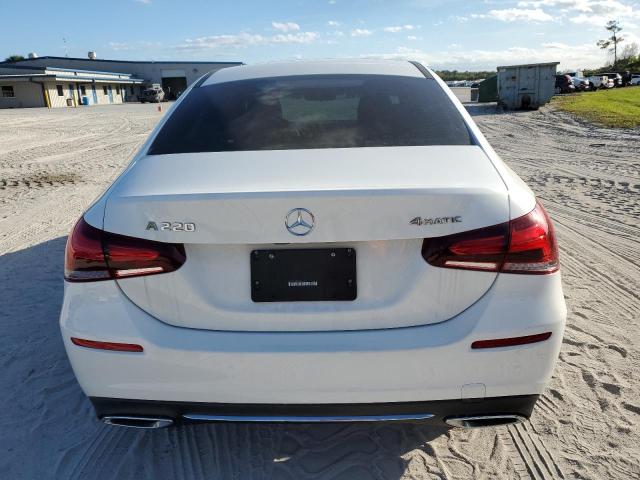 WDD3G4FB5KW021036 - 2019 MERCEDES-BENZ A 220 4MATIC WHITE photo 6